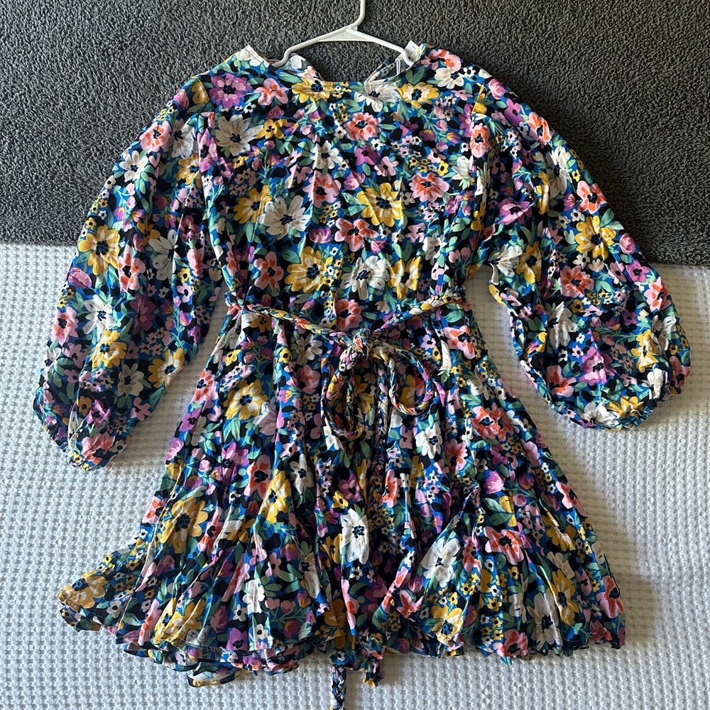 Storia floral long sleeve dress
